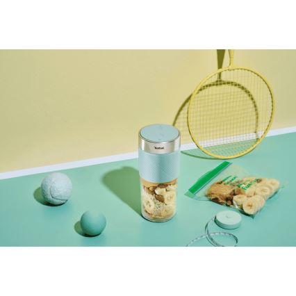 Tefal - Smūtiju blenderis BLENDFORCE 50W/5V 1200 mAh piparmētru krāsa