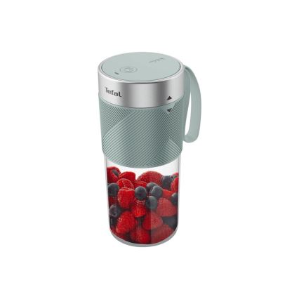 Tefal - Smūtiju blenderis BLENDFORCE 50W/5V 1200 mAh piparmētru krāsa