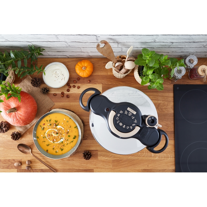 Tefal - Spiediena katls 6 l CLIPSINMINUT' NATURAL ECO RESPECT