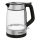 Tefal - Tējkanna GLASS 1,7l 2200W/230V melna/nerūsējošs tērauds