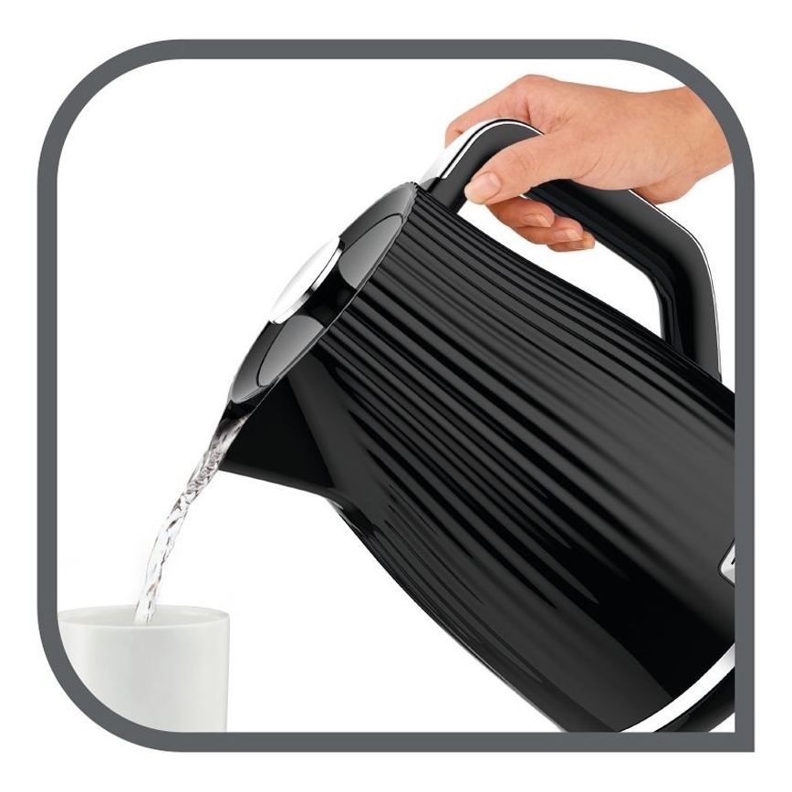 Tefal - Tējkanna LOFT 1,7 l 2400W/230V melna