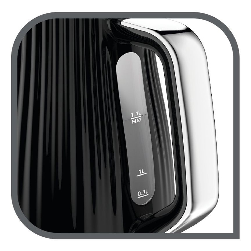 Tefal - Tējkanna LOFT 1,7 l 2400W/230V melna