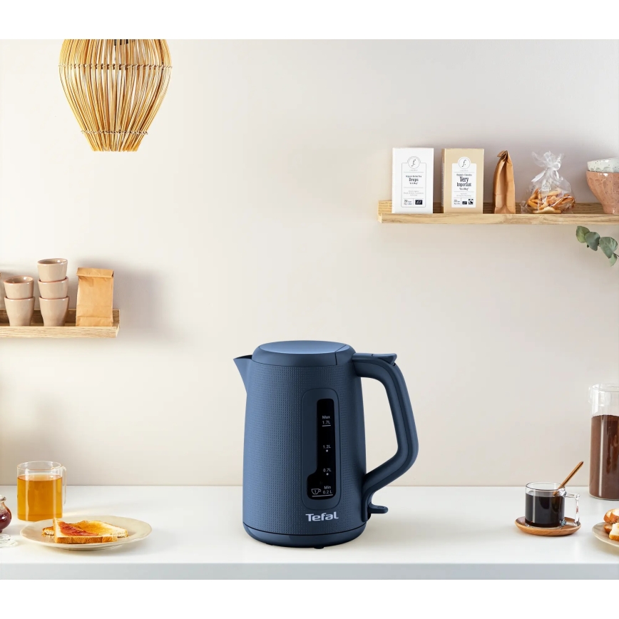 Tefal - Tējkanna MORNING 1,7 l 2400W/230V zila