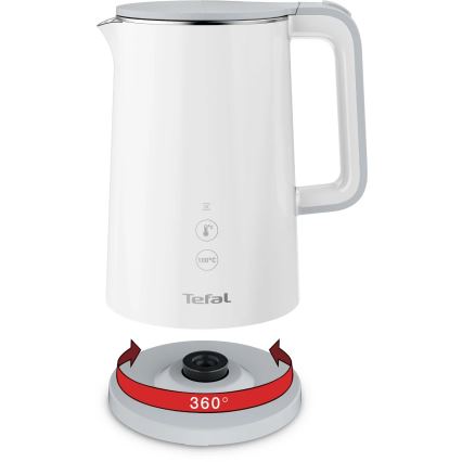 Tefal - Tējkanna SENSE 1,5 l 1800W/230V balta