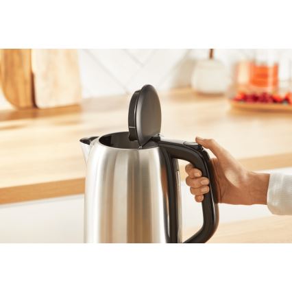 Tefal - Tējkanna SUBITO 1,7l 2400W/230V nerūsējošs tērauds/melna