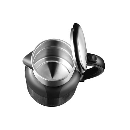 Tefal - Tējkanna THERMO PROTECT XL 1,9l 1650W/230V nerūsējošs tērauds/melna