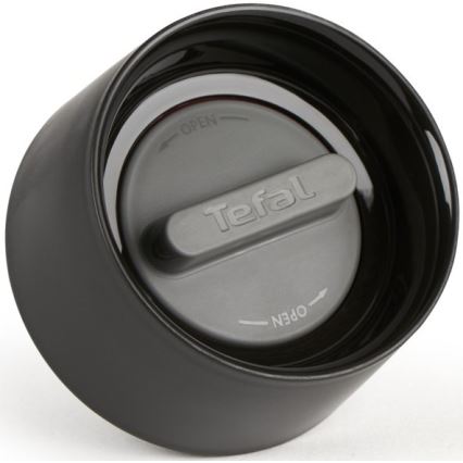 Tefal - Termo krūze 300 ml COMPACT MUG nerūsējošs tērauds/melna