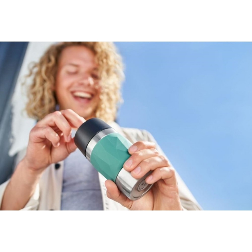 Tefal - Termo krūze 300 ml COMPACT MUG nerūsējošs tērauds/zaļa