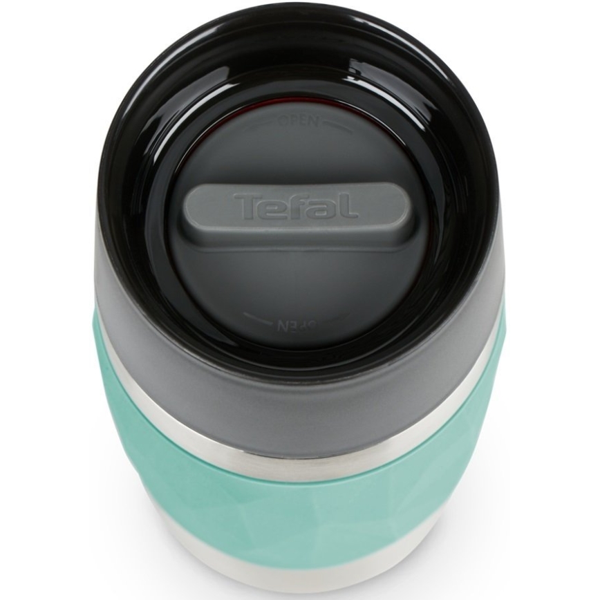 Tefal - Termo krūze 300 ml COMPACT MUG nerūsējošs tērauds/zaļa