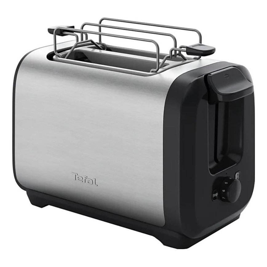 Tefal - Tosteris ar divām atverēm SUBITO 1300W/230V melna/nerūsējošs tērauds