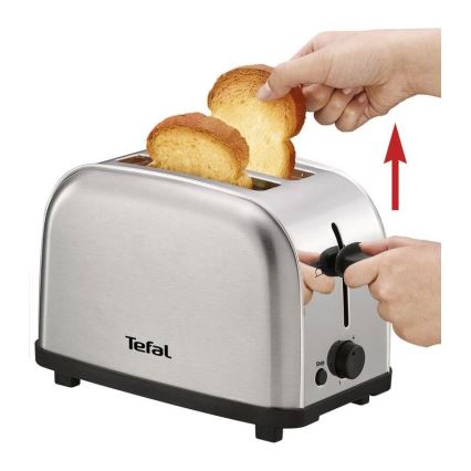 Tefal - Tosteris ar divām atverēm ULTRA MINI 700W/230V matēts hroms