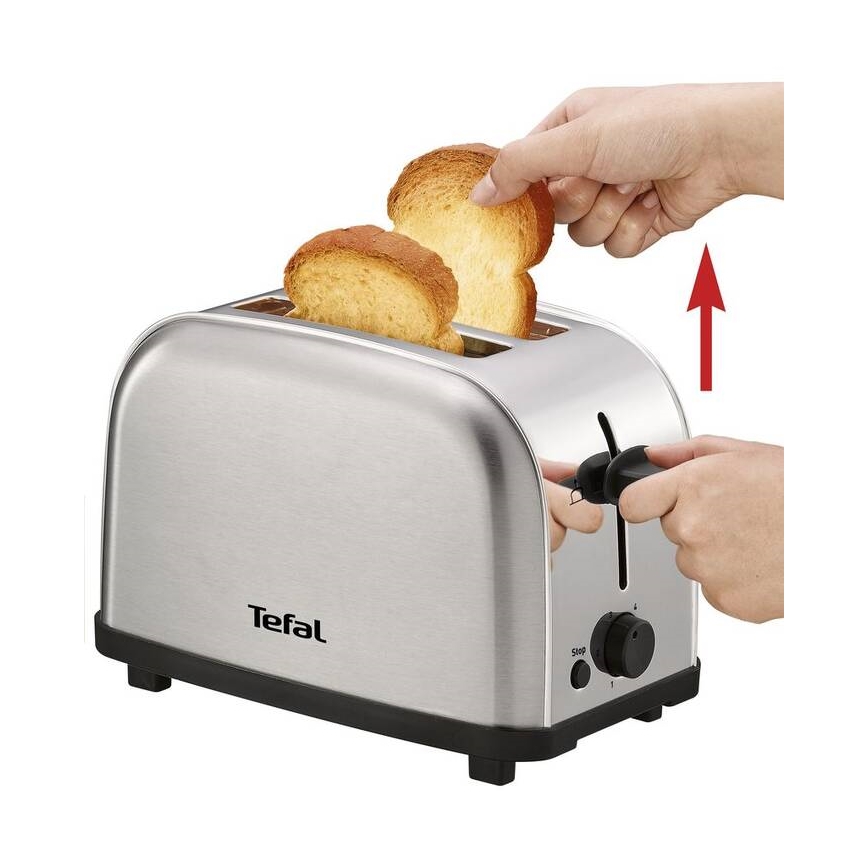 Tefal - Tosteris ar divām atverēm ULTRA MINI 700W/230V matēts hroms