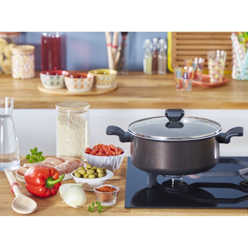 Tefal - Trauks ar vāku EASY COOK & CLEAN 24 cm