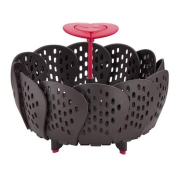 Tefal - Tvaicēšanas grozs INGENIO melns/sarkans