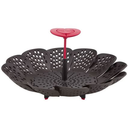 Tefal - Tvaicēšanas grozs INGENIO melns/sarkans