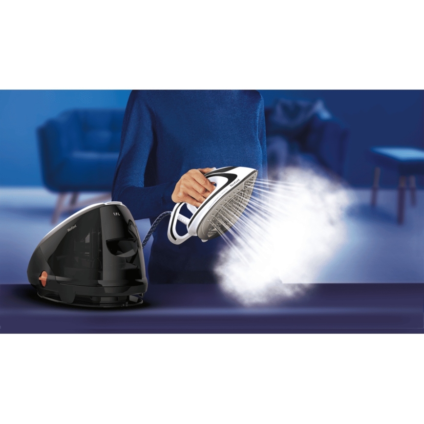 Tefal - Tvaika ģenerators EXPREEE ULTIMATE 2600W/230V melna/balta