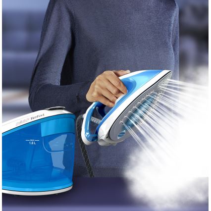 Tefal - Tvaika ģenerators EXPRESS AIRGLIDE 2800W/230V zils
