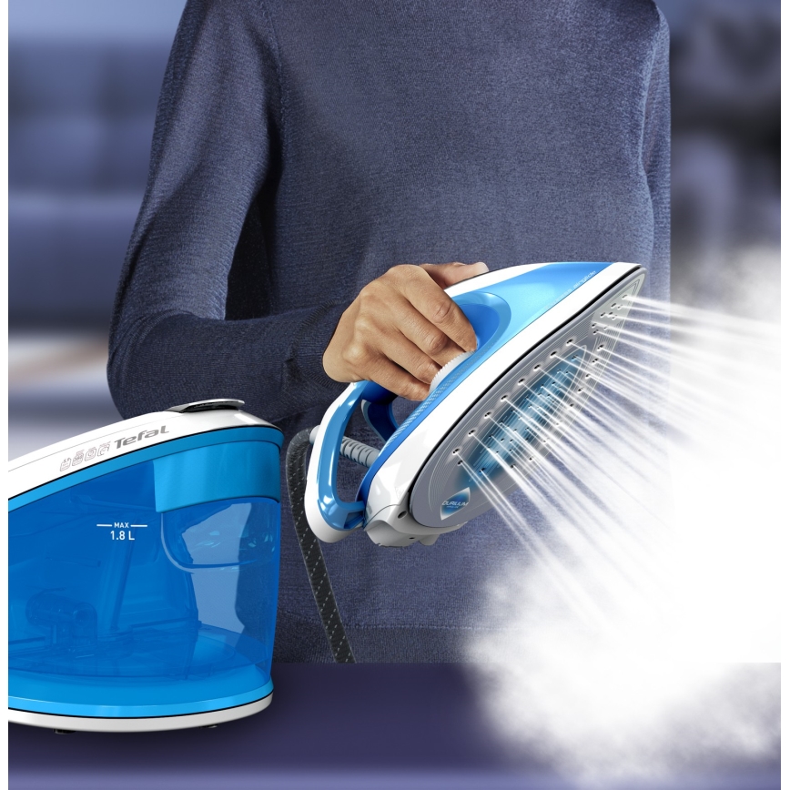Tefal - Tvaika ģenerators EXPRESS AIRGLIDE 2800W/230V zils