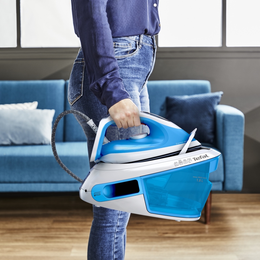Tefal - Tvaika ģenerators EXPRESS AIRGLIDE 2800W/230V zils