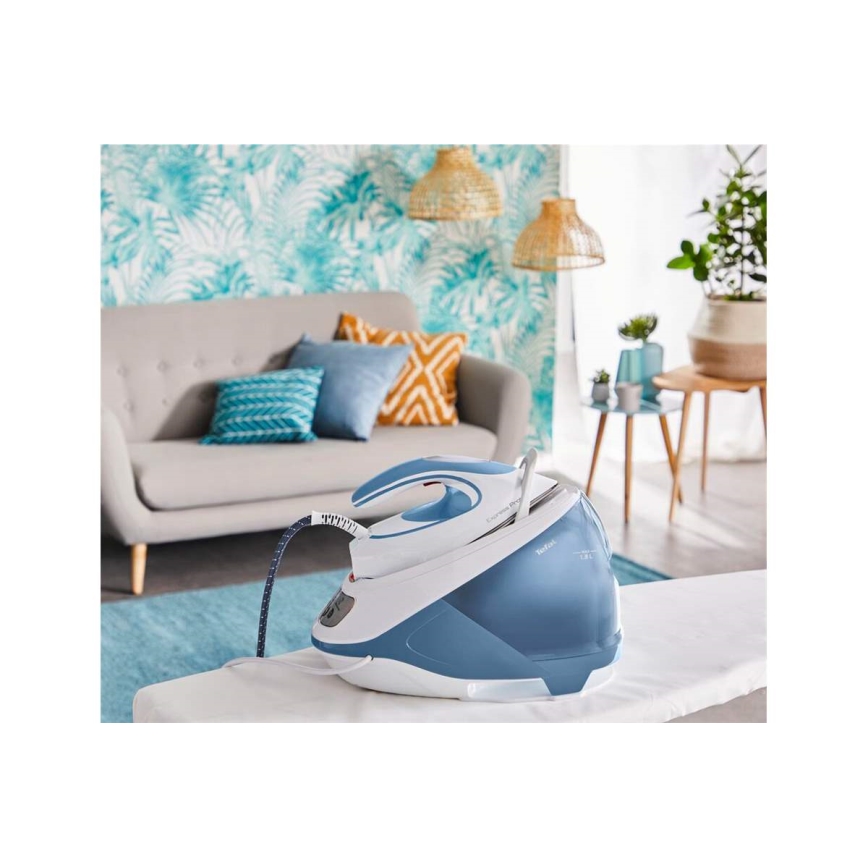 Tefal - Tvaika ģenerators EXPRESS PROTECT 2800W/230V zila