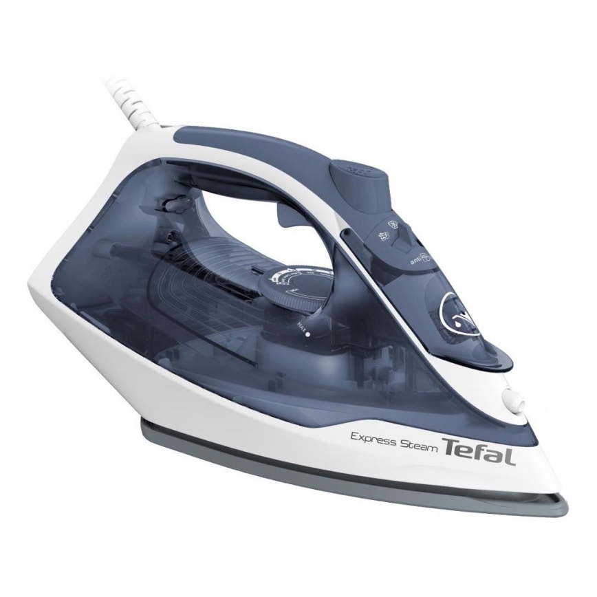 Tefal - Tvaika gludeklis EXPRESS STEAM 2400W/230V balta/zila