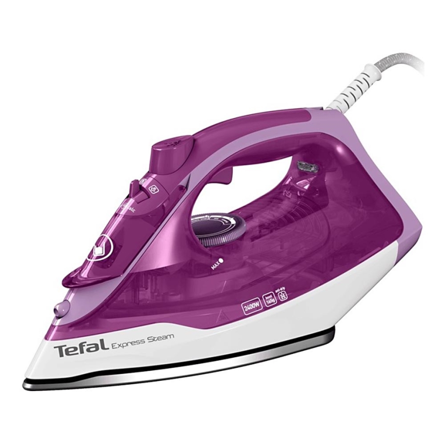 Tefal - Tvaika gludeklis EXPRESS STEAM 2400W/230V violeta