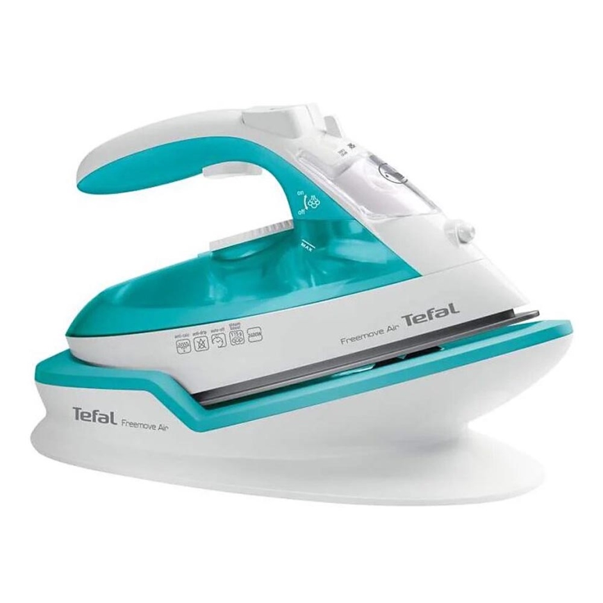 Tefal - Tvaika gludeklis FREEMOVE AIR 2400W/230V balta/tirkīza