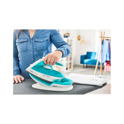 Tefal - Tvaika gludeklis FREEMOVE AIR 2400W/230V balta/tirkīza