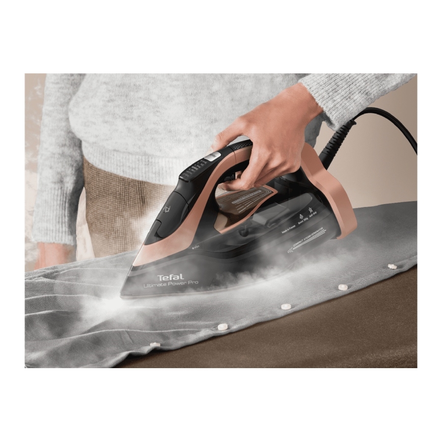 Tefal - Tvaika gludeklis ULTIMATE POWER 3200W/230V varš/melna