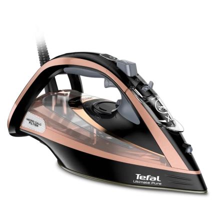 Tefal - Tvaika gludeklis ULTIMATE PURE 3000W/230V varš/melna
