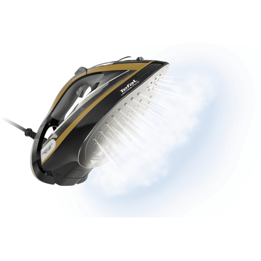 Tefal - Tvaika gludeklis ULTIMATE PURE 3000W/230V zelta/melna