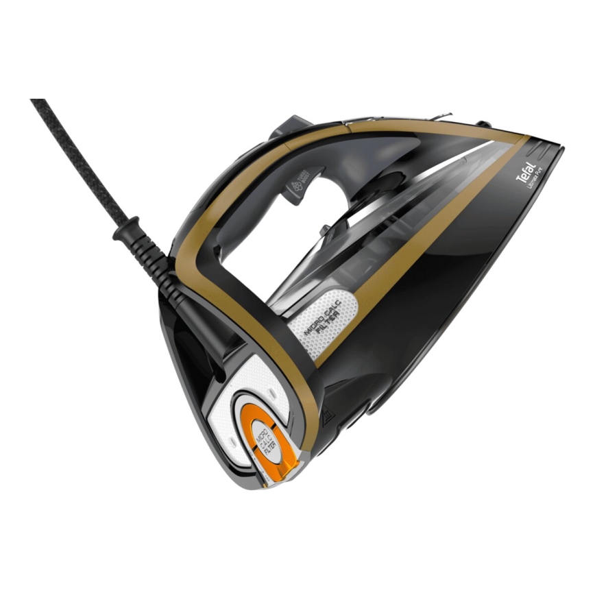 Tefal - Tvaika gludeklis ULTIMATE PURE 3000W/230V zelta/melna