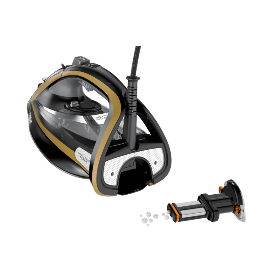 Tefal - Tvaika gludeklis ULTIMATE PURE 3000W/230V zelta/melna