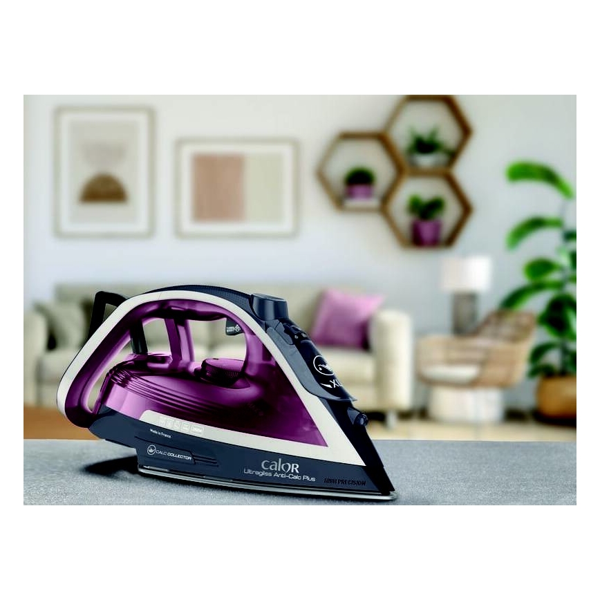 Tefal - Tvaika gludeklis ULTRAGLISS PLUS 2800W/230V bordo/pelēka