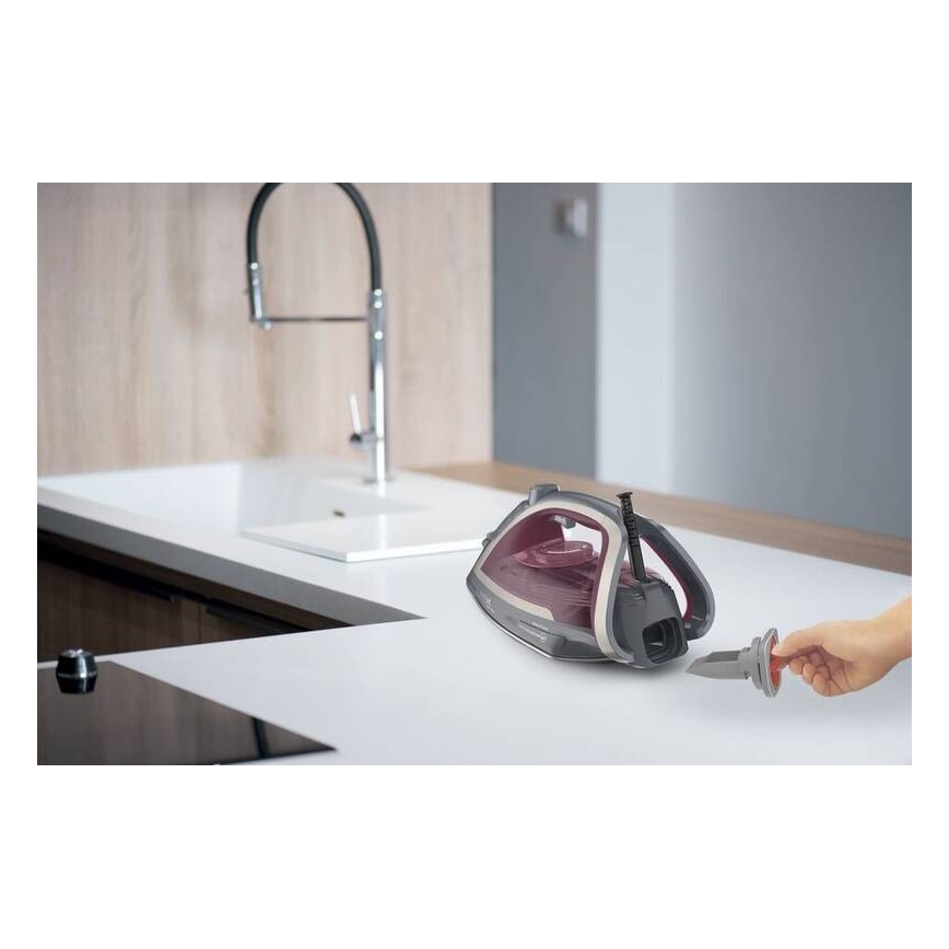 Tefal - Tvaika gludeklis ULTRAGLISS PLUS 2800W/230V bordo/pelēka