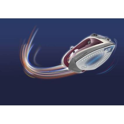 Tefal - Tvaika gludeklis ULTRAGLISS PLUS 2800W/230V bordo/pelēka