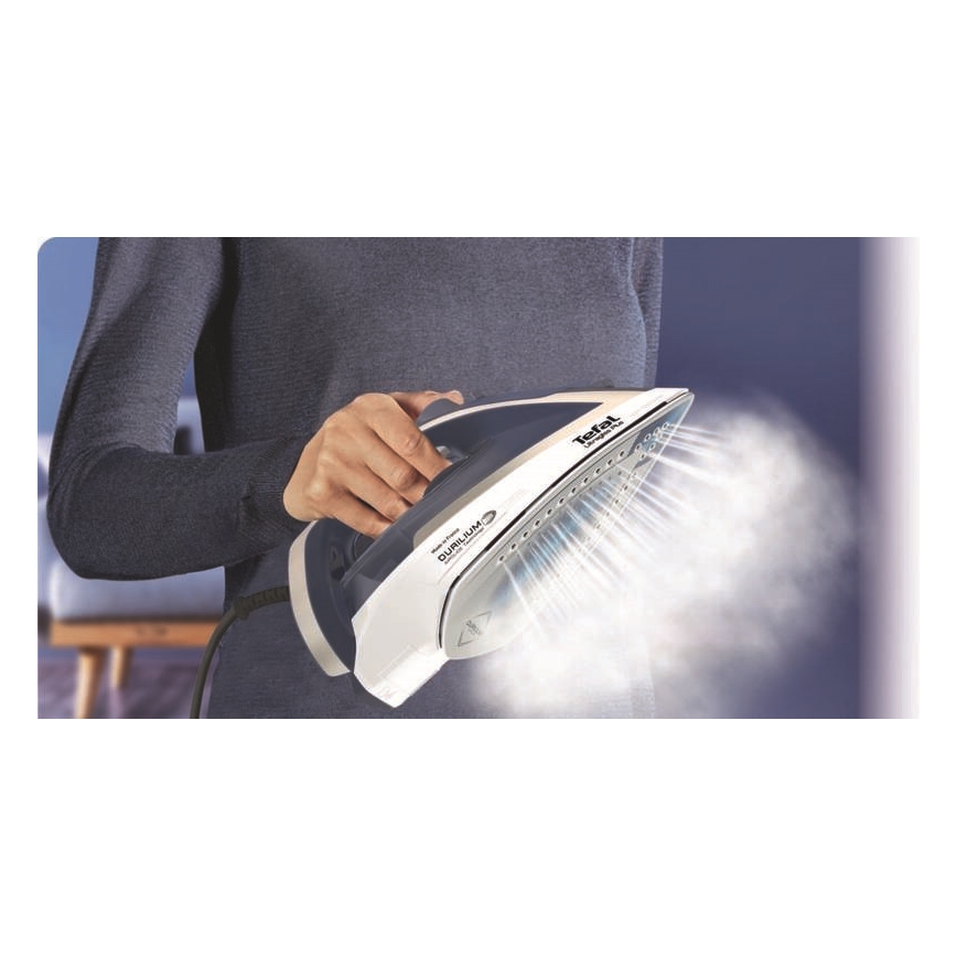 Tefal - Tvaika gludeklis ULTRAGLISS PLUS 2800W/230V zila