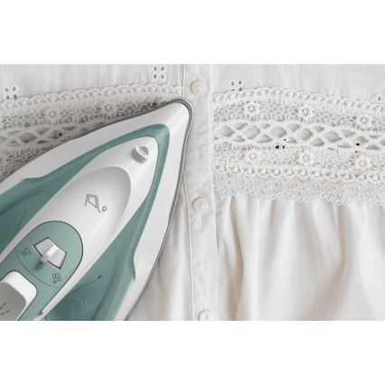 Tefal - Tvaika gludeklis VIRTUO 2000W/230V zaļa