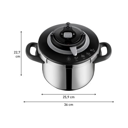 Tefal - Tvaika katls 6 l CLIPSO+ CHEF nerūsējošs tērauds