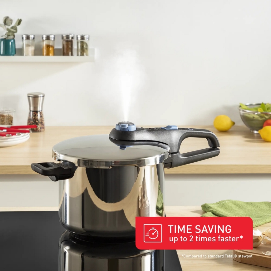 Tefal - Tvaika katls 6 l SECURE TRENDY nerūsējošs tērauds