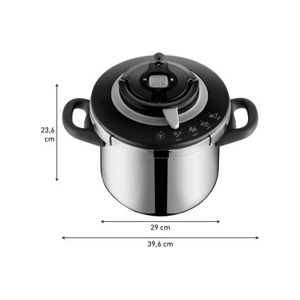 Tefal - Tvaika katls 8 l CLIPSO+ CHEF nerūsējošs tērauds