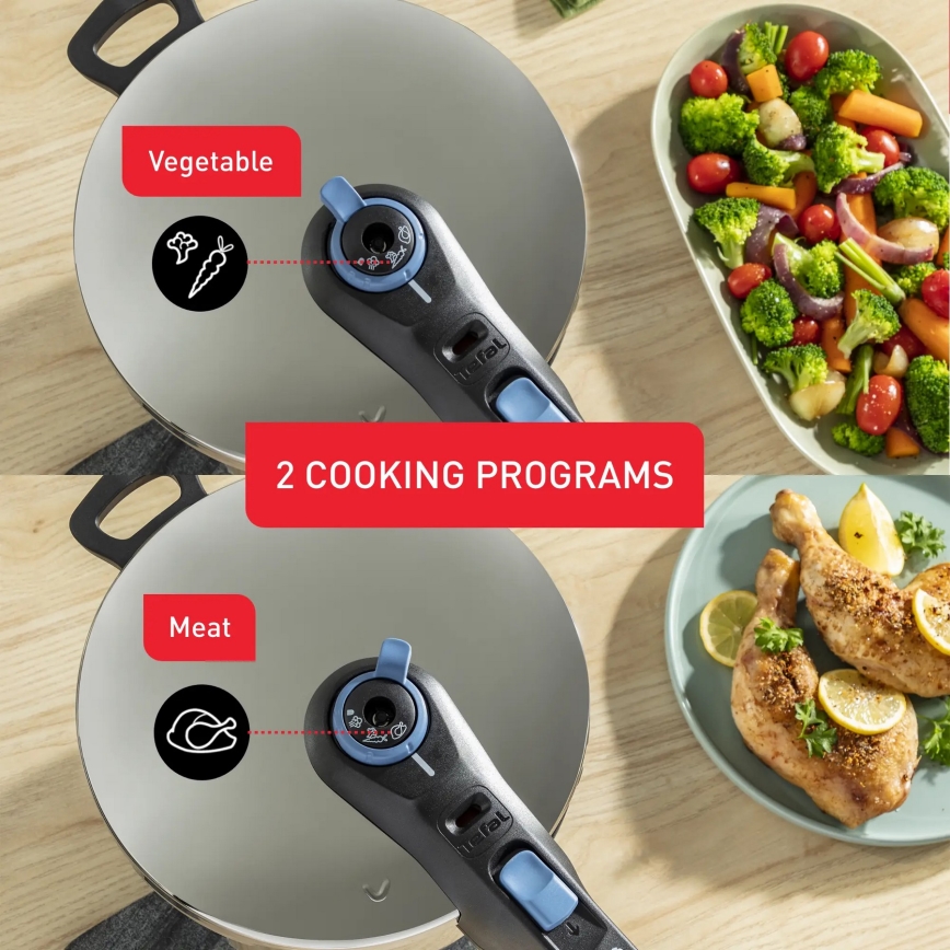Tefal - Tvaika katls 8 l SECURE TRENDY nerūsējošs tērauds
