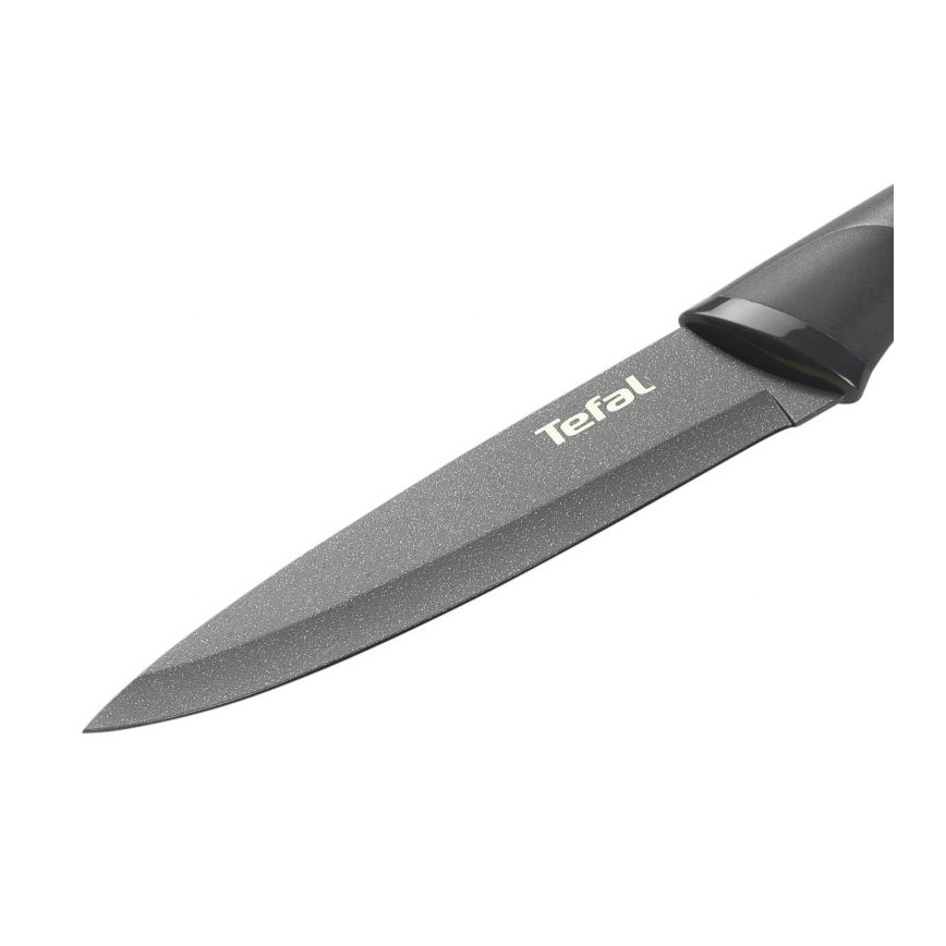 Tefal - Universāls nerūsējoša tērauda nazis FRESH KITCHEN 12 cm pelēka/zaļa