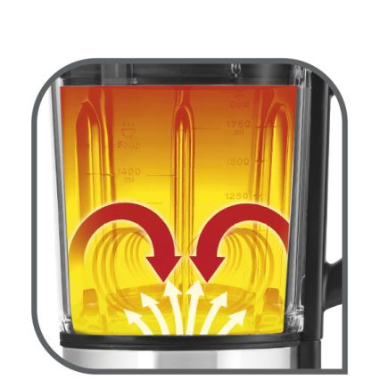 Tefal - Virtuves galda blenderis HIGH SPEED ULTRABLEND BOOST 1300W/230V pelēks