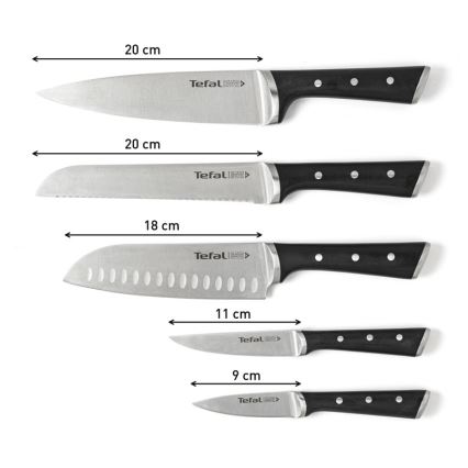 Tefal - Virtuves nažu komplekts statīvā ICE FORCE 6 gab.
