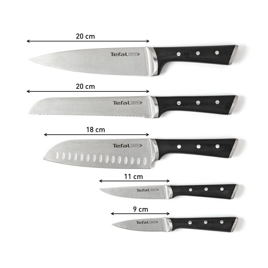 Tefal - Virtuves nažu komplekts statīvā ICE FORCE 6 gab.
