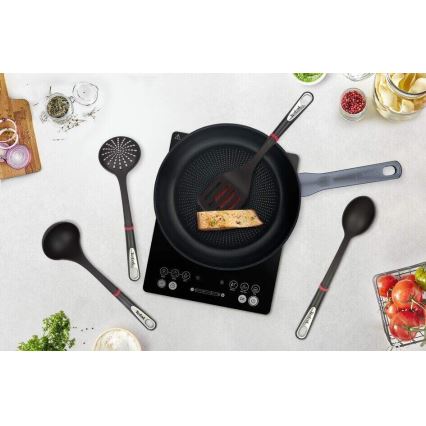 Tefal - Virtuves piederumu komplekts 4 gab. INGENIO melna