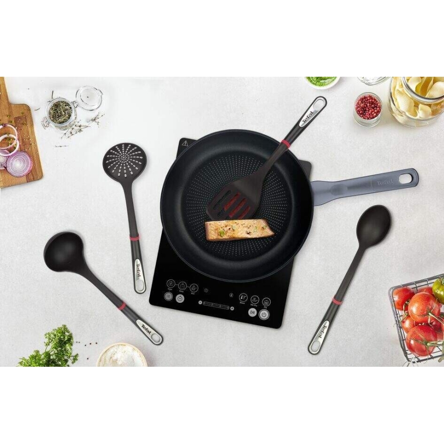 Tefal - Virtuves piederumu komplekts 4 gab. INGENIO melna
