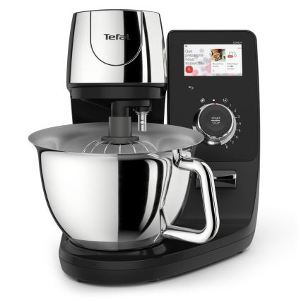 Tefal - Virtuves robots ar iebūvētu svaru I-COACH TOUCH 1200W/230V no nerūsējošā tērauda