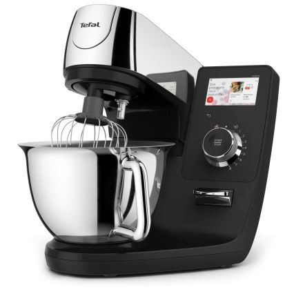 Tefal - Virtuves robots ar iebūvētu svaru I-COACH TOUCH 1200W/230V no nerūsējošā tērauda